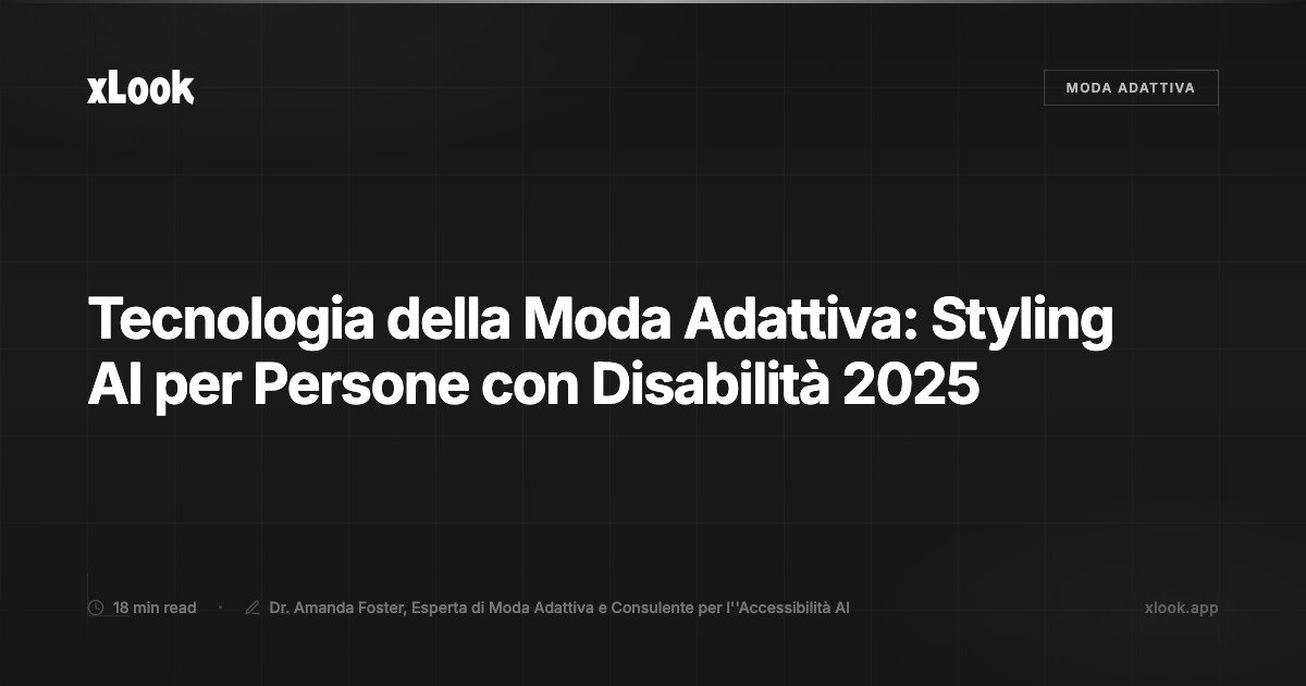 Technology Meta Moda Text Tecnologia della Moda Adattiva: Styling AI per Persone co...